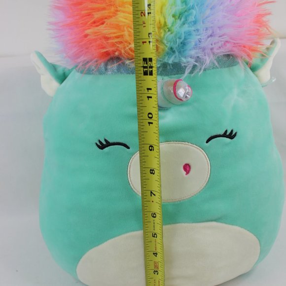 Squishmallows 16" Kennedy the Rainbow Unicorn Plush Kellytoy Squish Doos - Picture 8 of 8